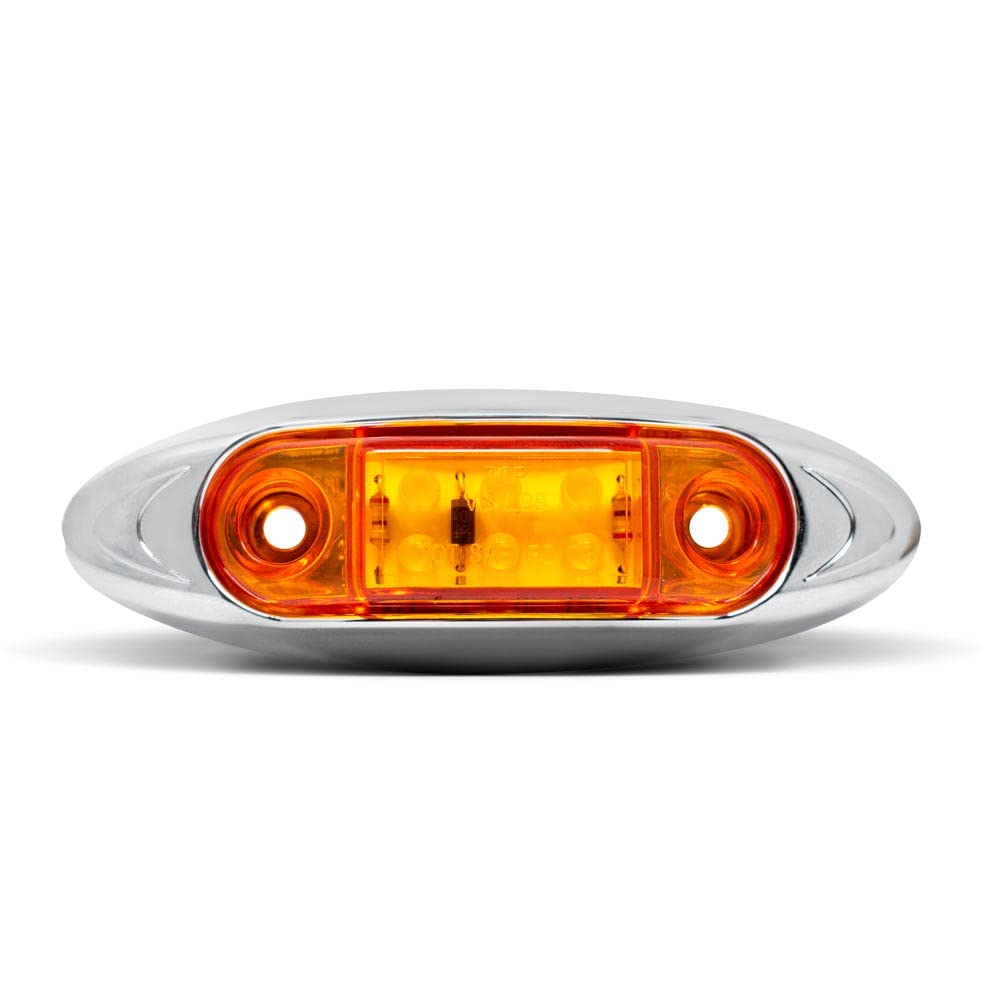 Amazon.com: Amber Lens, Amber 6 LED Oval Marker Lights with